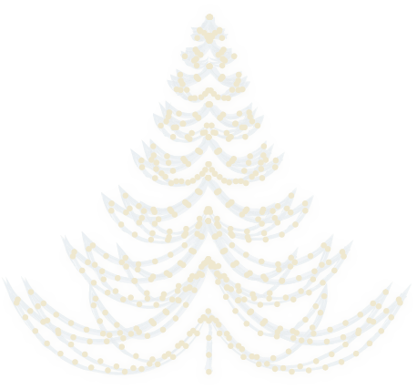 18 foot decorated Christmas tree in pure white